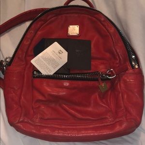 Red MCM bag/backpack